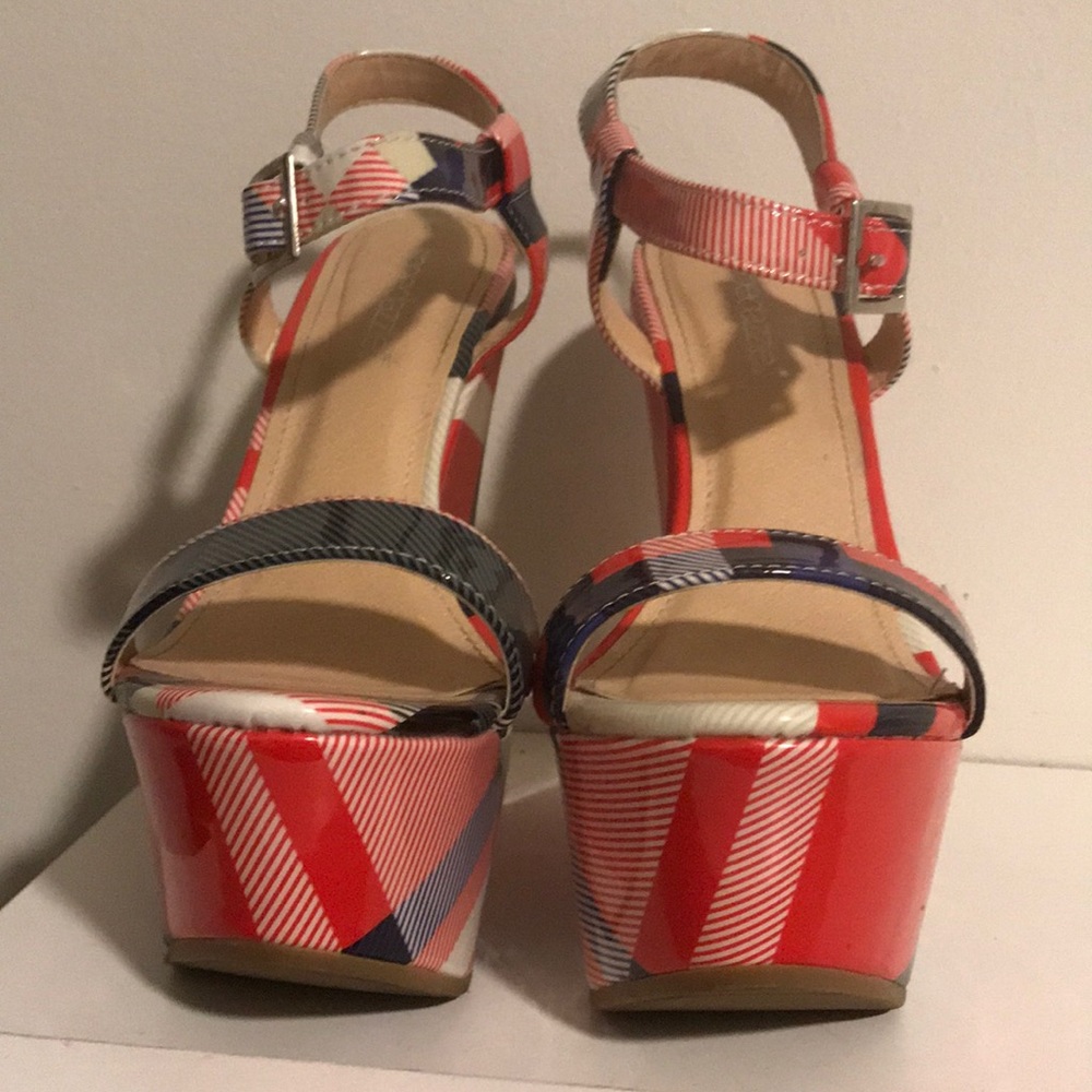 Red White and Blue Wedges